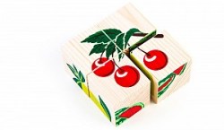 Набор кубиков Сложи рисунок Фрукты-ягоды