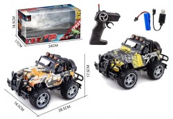 Машина OFF-ROAD 1:14 на РУ (свет),2 цвета,в коробке	
