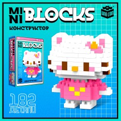 Конструктор Mini Blocks. Котик, 182 детали