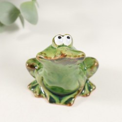 Фигурка керамика «Мечтательная лягушка» 4.6×5.7×6.6 см