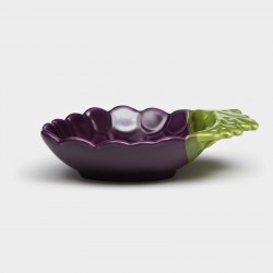 Тарелка салатник керамика ягода Ежевика глубокая 18 см