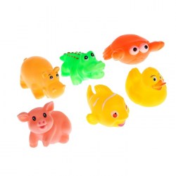 Набор игрушек для ванны «Морские животные №3», 6 шт.