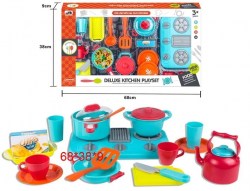 Набор Кухня Happy (17 предм.) с плитой в коробке