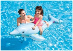 Игрушка надувная для плавания Дельфин 175х66 см, от 3 лет, цвета микс 						
