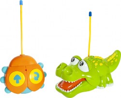 Р/у игрушка Крокодильчик, 2 канала, свет, музыка