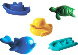 Набор для купания (кораблик,лодочка,дельфин,уточка,черепаха