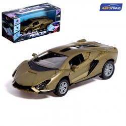 Машинка металлическая «Уличный рейсер», инерционная, 1:32, открываются двери, звуковые и световые