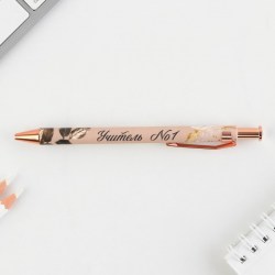 Ручка Soft-touch Учитель №1, ручка шариковая, синяя паста, 0.7 мм, 8 шт