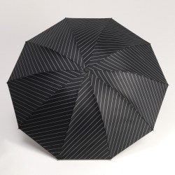 Зонт механический Lines, ветроустойчивый, прорезиненная ручка, 4 сложения, 10 спиц, R = 56 см, цве