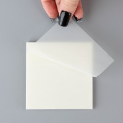 Прозрачные стикеры с липким слоем 75х75мм, 50 листов ArtFox   9826512