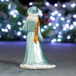 Статуэтка новогодняя фигура Снегурочка 15 см