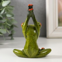 Статуэтка сувенир Лягушка йога 9 см