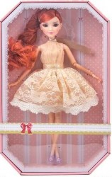 Кукла в красивом платье в коробке,30 см