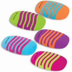 Ластик BRAUBERG "Mix Pro", 58х33х13 мм, цвет ассорти