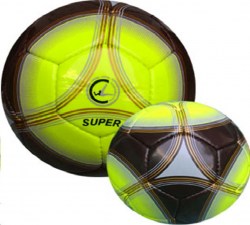 Мяч футбольный SUPER COLORI FLUOROCENT size 5,PU,4 слоя