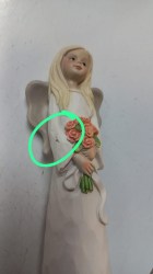 уценка Ангел-девушка в белом платье МИКС 15,5х7х4,5 см