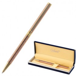 Ручка подарочная шариковая, корпус роз.зол., детали золот., 0,7мм, синяя