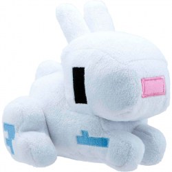 Мягкая игрушка Плюшевый белый кролик из Майнкрафт 18 см