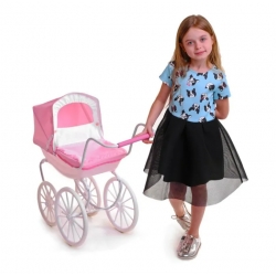 Коляска для кукол «Малыш» универсальная, металлический каркас