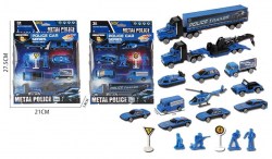 Набор "Полицейская служба" 1:64 (9 предметов) в коробке