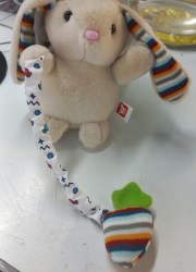 уценка  Музыкальная игрушка для сна Плюша: Зайчик, мягкая