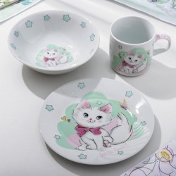 Набор детской посуды «Кошечка», 3 предмета
