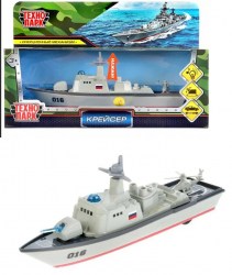 Модель металл свет-звук КРЕЙСЕР 18 см, в ассорт, в кор.