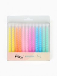 Свечи для торта Яркие спирали, 0.7×8 см, 12 шт.