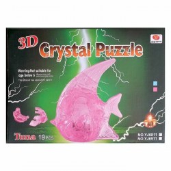 Crystal Puzzle. Головоломка 3D "Рыбка" со светом