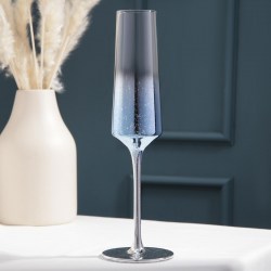 Бокал для шампанского Мерцание 190 мл, цвет синий