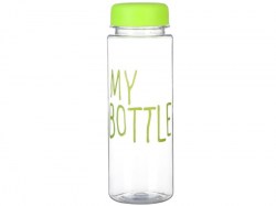 Бутылка для воды "My bottle" с винтовой крышкой, 500 мл, зелёная