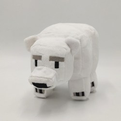Мягкая игрушка Плюшевый белый медведь из Майнкрафт 18 см