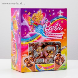 Хрустящие шарики с кремом шоколад-молоко "Barbie"