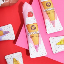 Крем для рук Клубника с мороженым увлажняющий, 30 мл