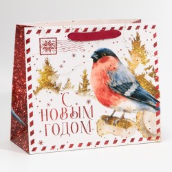 Пакет ламинированный горизонтальный Новогодняя почта