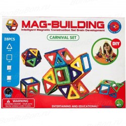 Магнитный конструктор MAG BUILDING 28 деталей