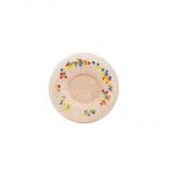 Бурлящий шар для ванн "Карамельный пончик",  60 г 