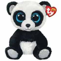 Мягкая игрушка Бамбу панда черно-белая 25 см