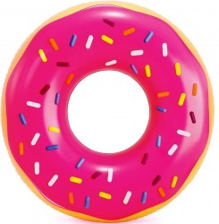Надувной круг "Розовый пончик",99х25см,от 9 лет	