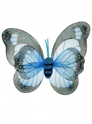 Карнавальные крылья "Бабочка", цвет голубой