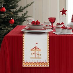 Дорожка новогодняя на стол, 180х30 см «Доляна» МИКС