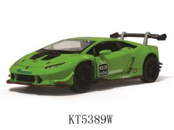 Модель Kinsmart - Машинка 5" Lamborghini Huracan LP620-2 Super Trofeo 1:36 металл в инд.кор.,KT5389W