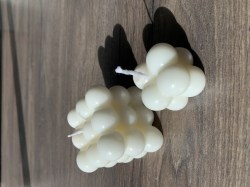 Набор подарочных свечей ручной работы бабл bubble куб
