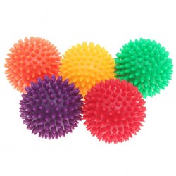 Массажный мяч Ёжик, 7 см, цвета микс