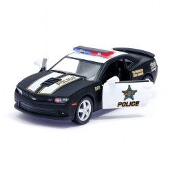 Машина металлическая Chevrolet Camaro (Police), масштаб 1:38, открываются двери, инерция,