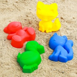 Набор для игры в песке №58: 4 формочки