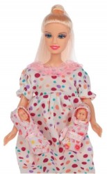 Набор Будущая мама беременная кукла с малышами