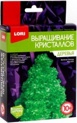 Выращивание кристаллов.Деревья Зеленая елочка