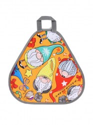 Ледянка мягкая Gnome, треугольная d=41 см, толщина 1.2 см, рисунок МИКС