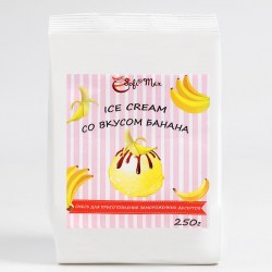 Смесь сухая для приготовления замороженных десертов "Ice cream со вкусом Банана", 250 г